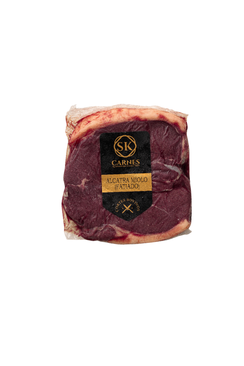 ALCATRA MIOLO (FATIADO) PACOTE 1KG MEDIA (3 FATIAS )