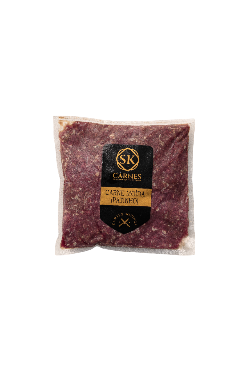 CARNE MOIDA DE PATINHO PACOTE 5KG