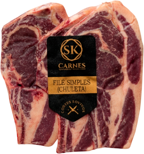 FILÉ SIMPLES (CHULETA) - MEDIA 0,250GR CX 10KG